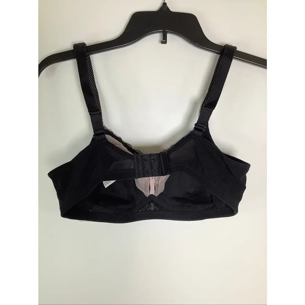 Anita Women's 34A Black Orely Support Wire Free Full Coverage Bra Lingerie C12-7
